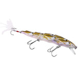 Maxbell Wobblers Fishing Lure Crankbait Minnow Trolling Bass Pike Many Fish Yellow - Aladdin Shoppers