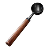 Maxbell Coffee Spoon 15ml/30ml Coffee Bean Spoon for Loose Tea Ingredients Seasoning 16cmx3.5cm Black