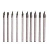 Maxbell 2pcs Triangular Drill Bits Set Tiles Ceramic Glass  Opener 6mm& 8mm