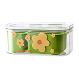 Maxbell Fruit Washing Bowl Colander Container Double Layer Stackable Draining Basket Green