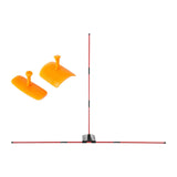 Maxbell Golf Alignment Stick Holder Gift Practice Rod for Indoor Golfing Course Yard