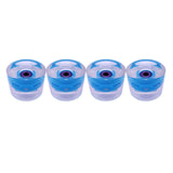 Maxbell Maxbell 70mm Skateboard Wheels Longboard LED for Street Skating Light Blue Purple