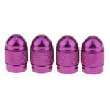 Maxbell 2x4x Aluminum  Style Rim Valve/Wheel Air Port Cover Stems Cap Purple