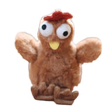 Maxbell Maxbell Chicken Plush Keychain Toy Hens Keychain for Keys Car Bag Hanging Girls Boys Brown