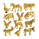 12x Farm Animals Playset Realistic Animals Toy for Boy and Girl Party Favors