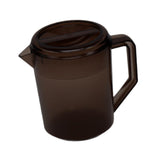 Maxbell Water Jug Pitcher Portable Easy to Fill Drinkware Beverage Restaurant Summer Brown