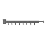 Maxbell Foldable Clothes Hanger Hanging Rack One fold extension+Three fold