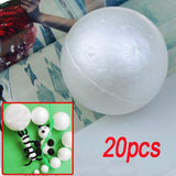 Maxbell 20pcs 10cm White Modelling Craft Polystyrene Foam Balls Spheres