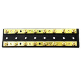 Maxbell 8 Circuit Junction Block,32V DC 60A Dual Brass Bus Bar with Sixteen 8-32 Screw Terminals - Aladdin Shoppers