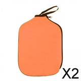 Maxbell 2xNeoprene Paddle Cover Dustproof Accessories Case Sports Zipper Racket Sleeve Orange