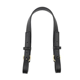 Maxbell 2xLeather Bag Strap DIY Detachable Adjustable Bag Handle Replacement 2cm Wide Black