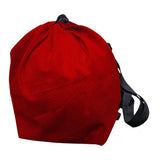 Mesh Sports Ball Bag Men Women Carrying Basketball Bag for Gym Soccer Travel Red