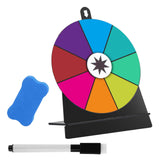 Maxbell Tabletop Prize Turntable Rotating Wheel Party Pub Game Toy Colorful