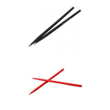 Maxbell 2 Pairs Maple Wood Drumsticks 5A Drum sticks wooden tips Red & Black Music Band