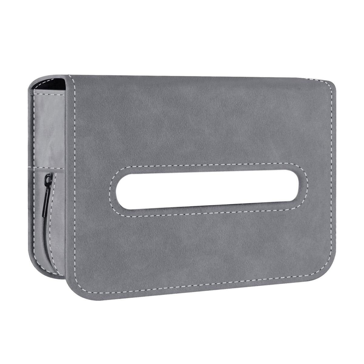 Maxbell Maxbell Car Tissue Box Wear Resistant Waterproof Car Headrest Back Seat Hanging Box Gray