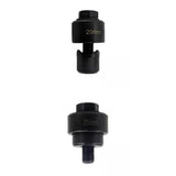 Maxbell 2 Piece Sheet Metal Punch Tool Hole Knockout Die and Punch for Metal