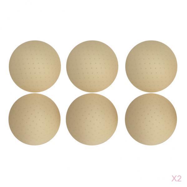 Maxbell 6 Pairs Round Female Bra Pad Inserts Push Up Sponge Swimwear Bikini Insert