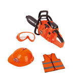 Maxbell Toy Chainsaw for Kids with Worker Vest Educational Toy Outdoor Gardening Toy Style C