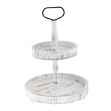 Maxbell Maxbell Tiered Tray Tableware Dessert Holder Serving Tray for Baking Gatherings Home Round