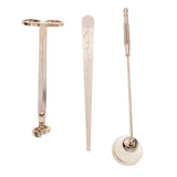 Maxbell Pack of 3 Candle Accessory Tools Wick Trimmer, Wick Snuffer Wick Dipper Stainless Steel Candle Caring Tools - Aladdin Shoppers