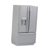 Maxbell 1:12 Dollhouse Miniature Furniture Fridge Refrigerator Silver