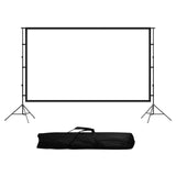Maxbell Projector Screen with Iron Stand Trendy for Presentations Living Room Travel 84inch Regular 2m
