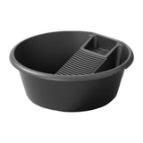 Maxbell Laundry Washtub Cleaning Basin Towels Outdoor Indoor Scarves Washboard Basin 48cmx48cmx18cm