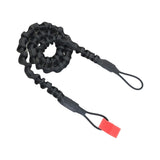 Maxbell Kayak Paddle Leash Safety Rod Leash with Adjustable Self Adhesive Sticker Black - Aladdin Shoppers