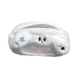 Maxbell Plush Pencil Case Pouch Photocard Holder Pen Case Container Tote Bag Pen Bag Blue