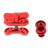 Maxbell Aluminum Alloy Underwater Diving Ball Clamp Mount Bracket Joint Arm for GoPro Hero Action Cameras - Red - Aladdin Shoppers