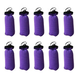 Maxbell 10 Pieces Cylinder Floating Keyring for Marine Boat Yacht Sailing Purple