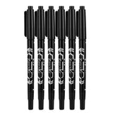 Maxbell 18 Pcs Tattoo Pen Tattoo Skin Marker Marking Scribe Pen Black Blue Red Color