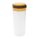 Maxbell Condiment Shaker Reusable Powder Sugar Shaker for Party Pepper Powder Picnic yellow brown