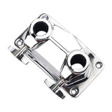 Maxbell Bass Drum Holder Clamp Repair Part Drumtom Mount Bracket for Percussion Drum WC80A 135x74.5x48mm