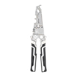 Maxbell Wire Cutter Home Industrial Improvement Foldable Wire Stripper Crimper Plier Gray