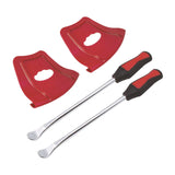 Maxbell Motorcycle Tire Changing Tool Rim Protector Sturdy for Bicycle Motorbike ATV Red