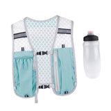 Maxbell Hydration Vest Lightweight Daypack Sport Bag for Men Women Marathoner Hiking Light Blue