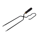 Maxbell Campfire Tongs Portable with Handle Compact Fire Tongs for BBQ Grill Camping