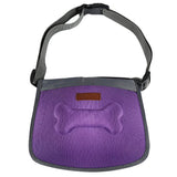 Maxbell Maxbell Hands Free Pet Treat Pouch Snack Bag Training Treat Waist Bag Purple