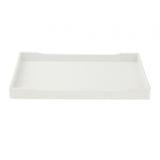 Maxbell Reptile Water Bowl Decorative Reptile Feeder for Frog Bearded Dragon Hamster M white