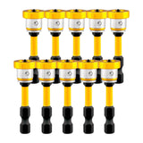Maxbell Positioning Screwdriver Bits Batch Head for Woodwork Board Metalworking Wall Yellow