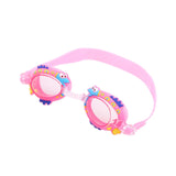 Maxbell Kids Swim Goggles Adjustable Silicone Strap Swimming Glasses for Girls Beach Pink