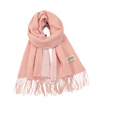 Maxbell Pashmina Shawl Wrap Fashionable Long Winter Scarf for Bedroom Office Wedding Pink