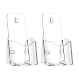 Maxbell Acrylic Brochure Holder Clear Display Stand for Literature Pamphlet Document 10.5cmx8.5cmx20cm
