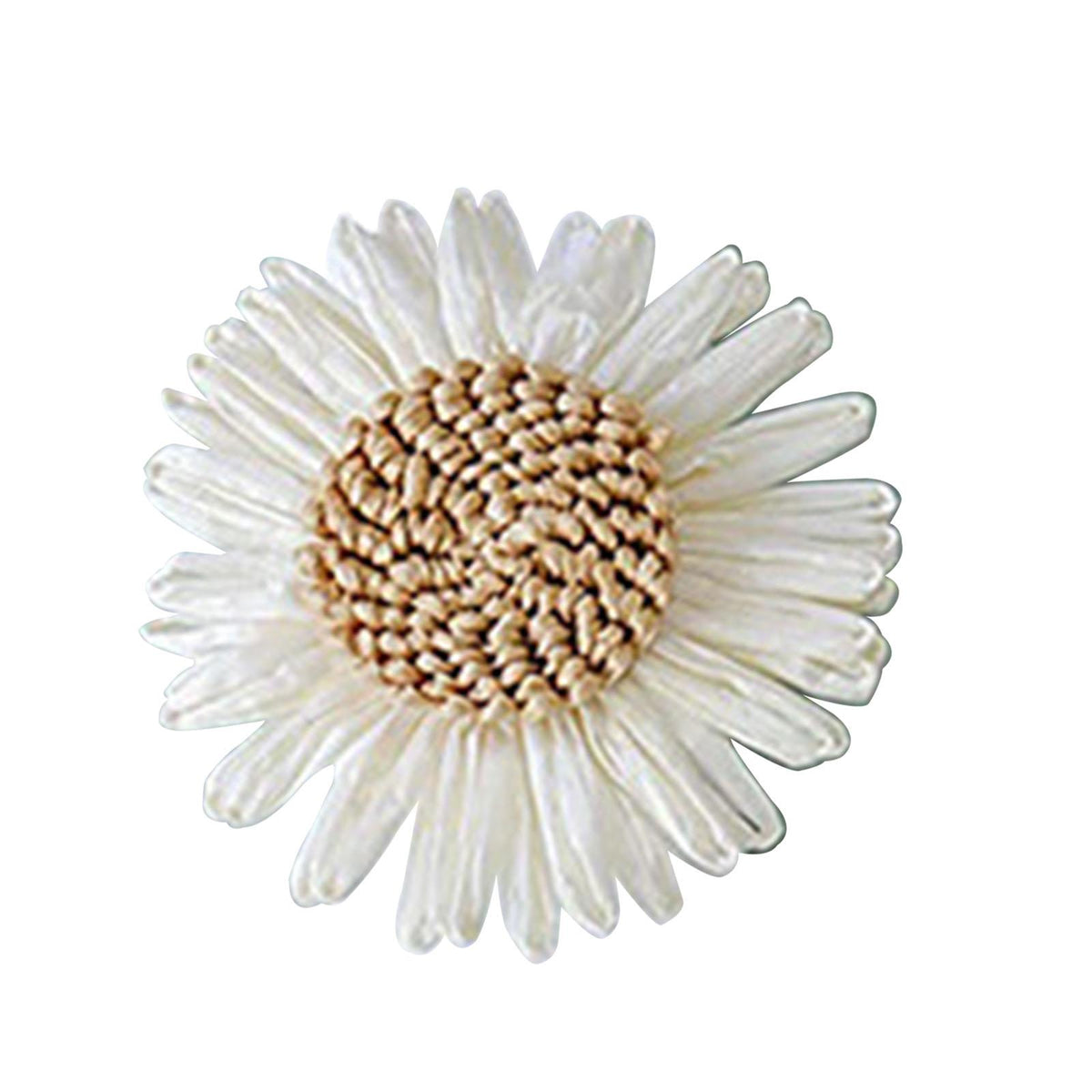 Maxbell Maxbell Sunflower Napkin Ring Dinner Table Setting for Party Family Gatherings Decor white