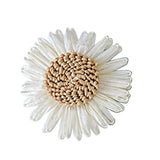 Maxbell Maxbell Sunflower Napkin Ring Dinner Table Setting for Party Family Gatherings Decor white