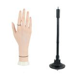 Resin Mannequin Hand Model Jewelry Display Holder for Chain Organizing Rings Right hand