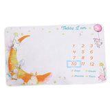 Maxbell Infant Baby Milestone Blanket Monthly Moon Photo Prop Backdrop Gift Style D
