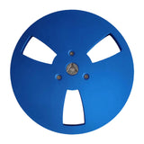 Maxbell 1/4 7 inch Empty Reel Portable Accessories for Reel to Reel Tape Takeup Reel Blue