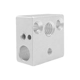Maxbell 3xHeater Block Quality Professional Printer Accesoories for Hotend Ender5 CR10  Argent
